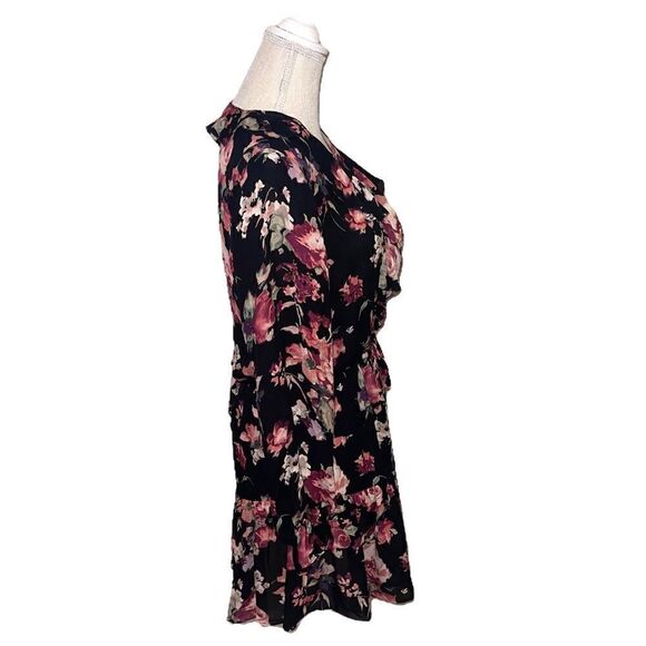 Joie Joada Floral Silk Peplum Ruffle Dress - Picture 4 of 13